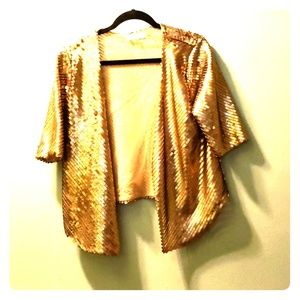 Calvin Klein Gold Sequin jacket